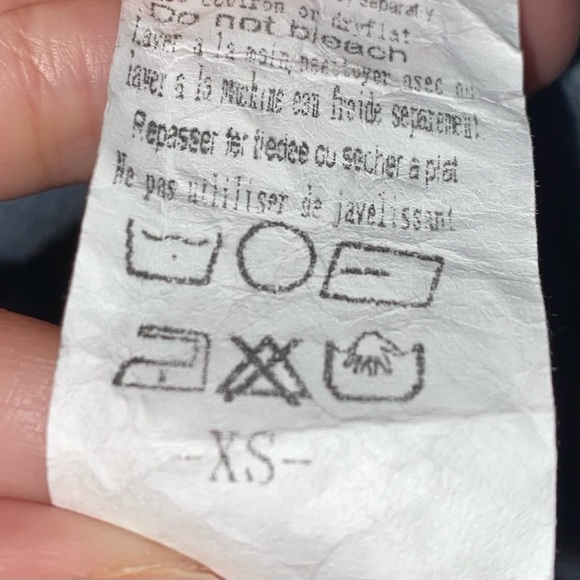 Italian Linen Blue Lagenlook Oversized Tunic Blouse Top Size XS - Picture 9 of 9